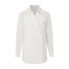 LAYERPLAN | Liora Linen Double-Breasted Shirt Jacket