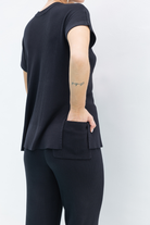 OLIVE BASICS | Abby Knit Pocket Pants