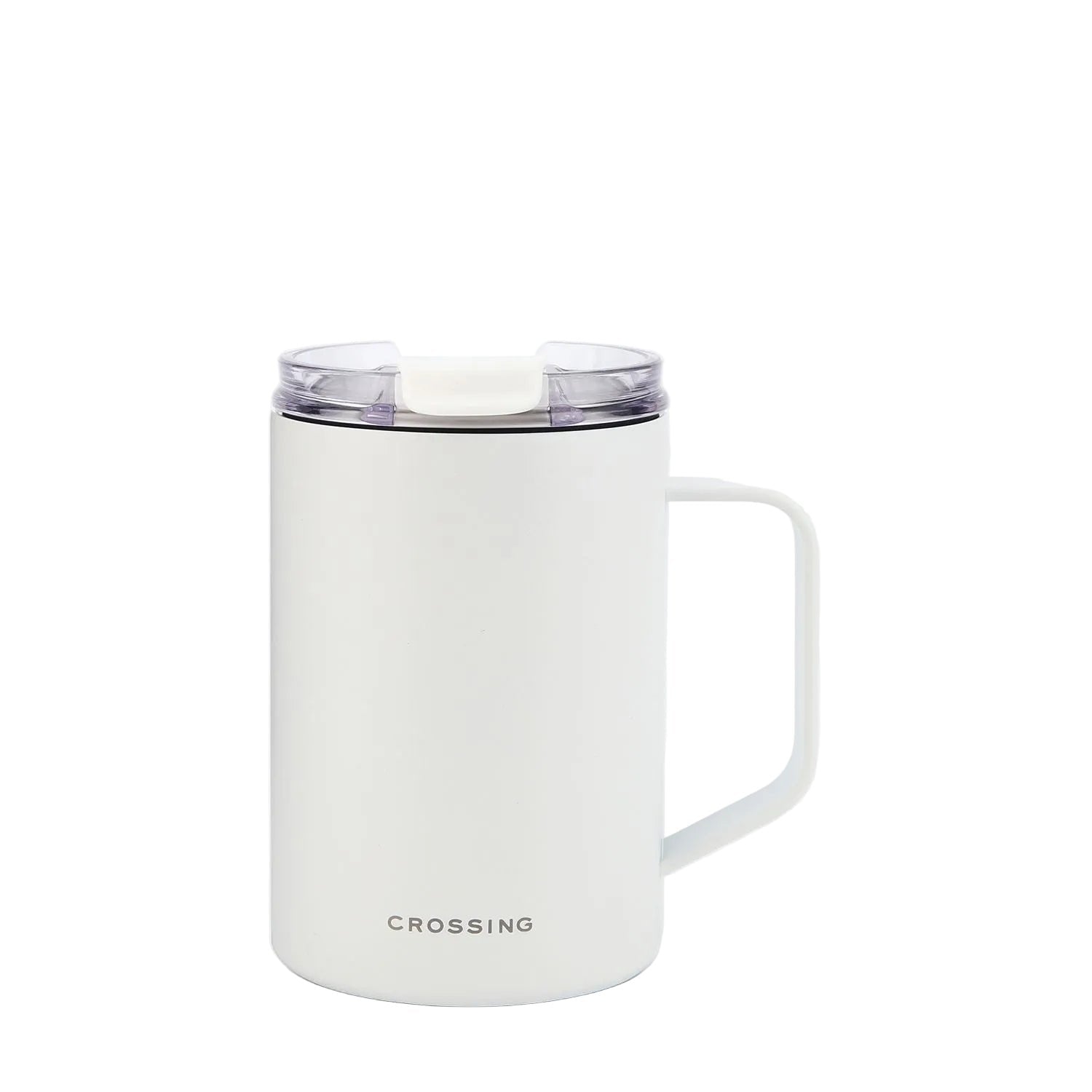 CROSSING | 400ml Neo V2 Insulated S/S Leakproof Lid Ceramic Mug W Handle And Silicone Base