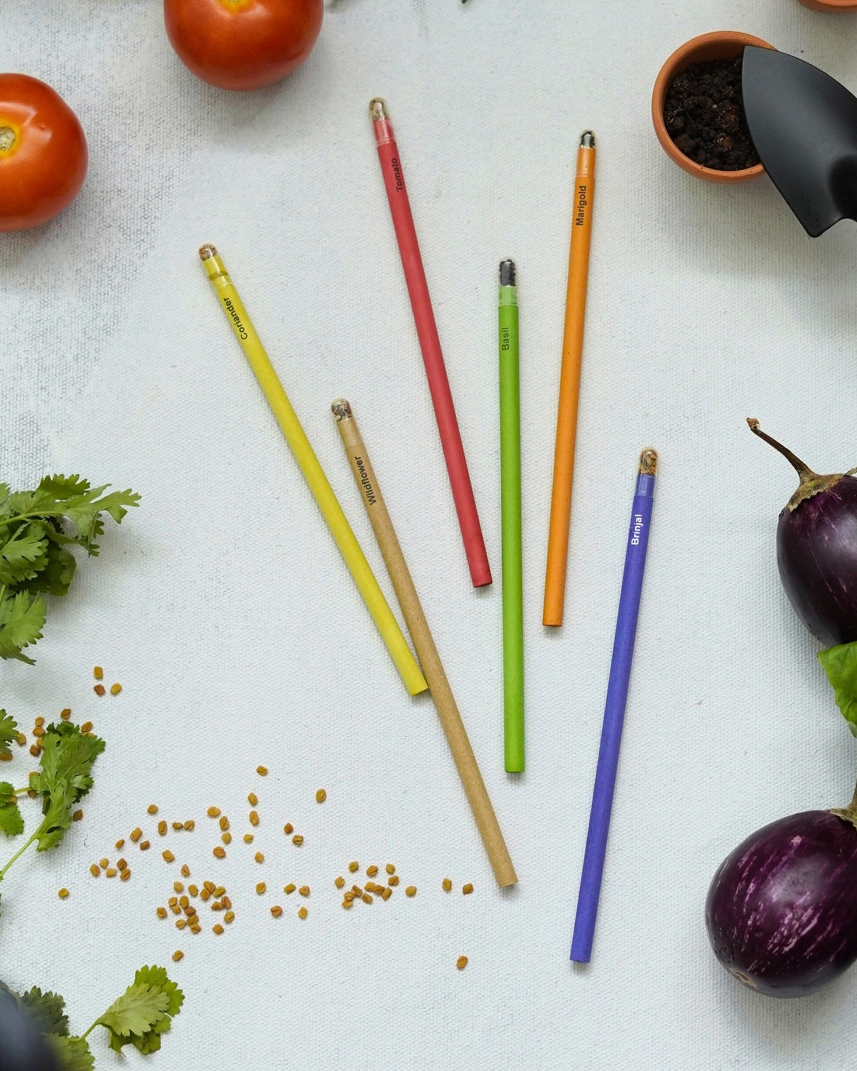 PURPLE AND PURE | EcoGrow Seed Pencils | Tomato