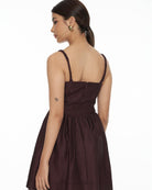 DRESSINGPAULA | Flared-Skirt Mini Dress