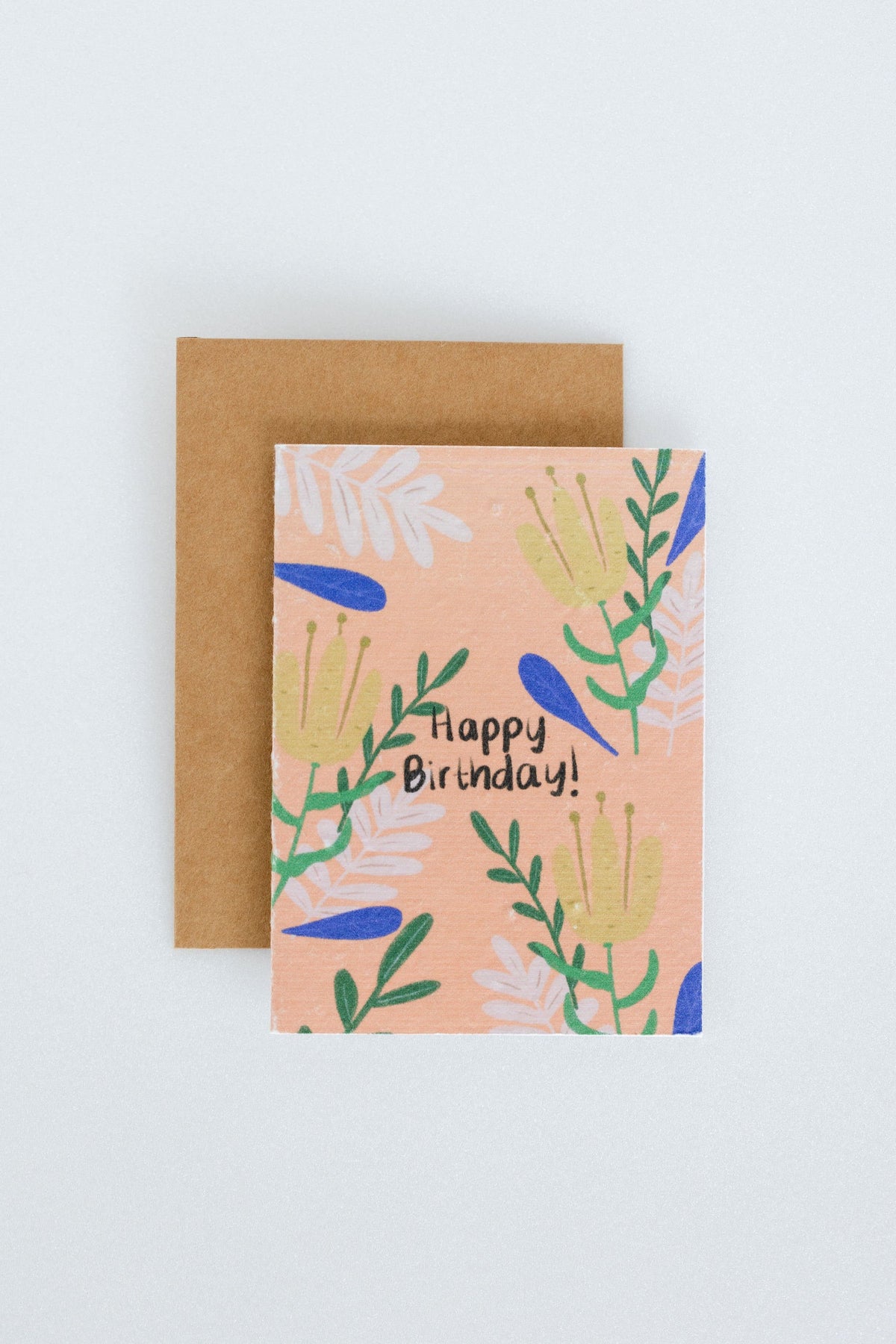 PURPLE AND PURE | Plantable Greeting Card | Happy Birthday