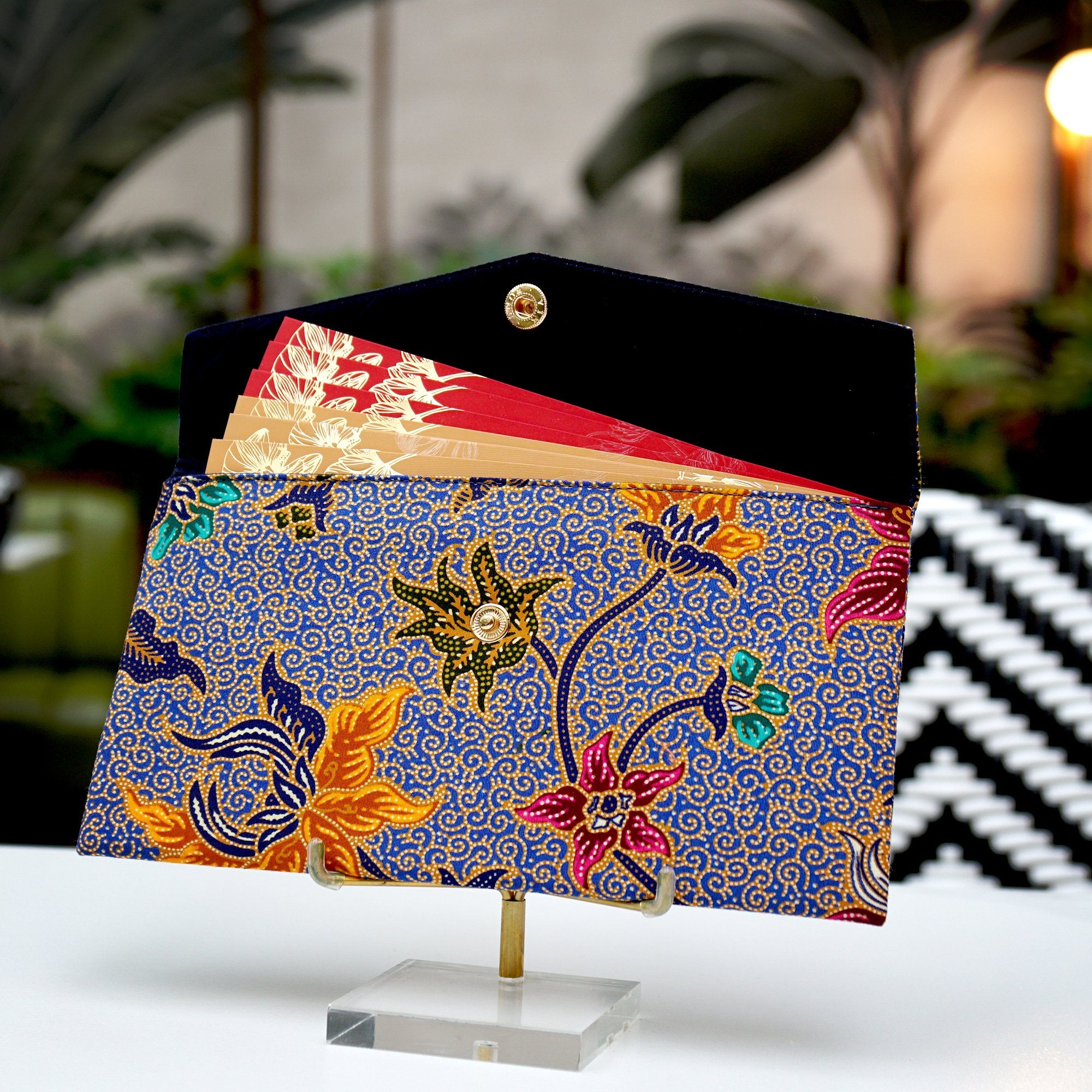COCOONESE | Red Packet Organizer - Tropical Midnight (BL)