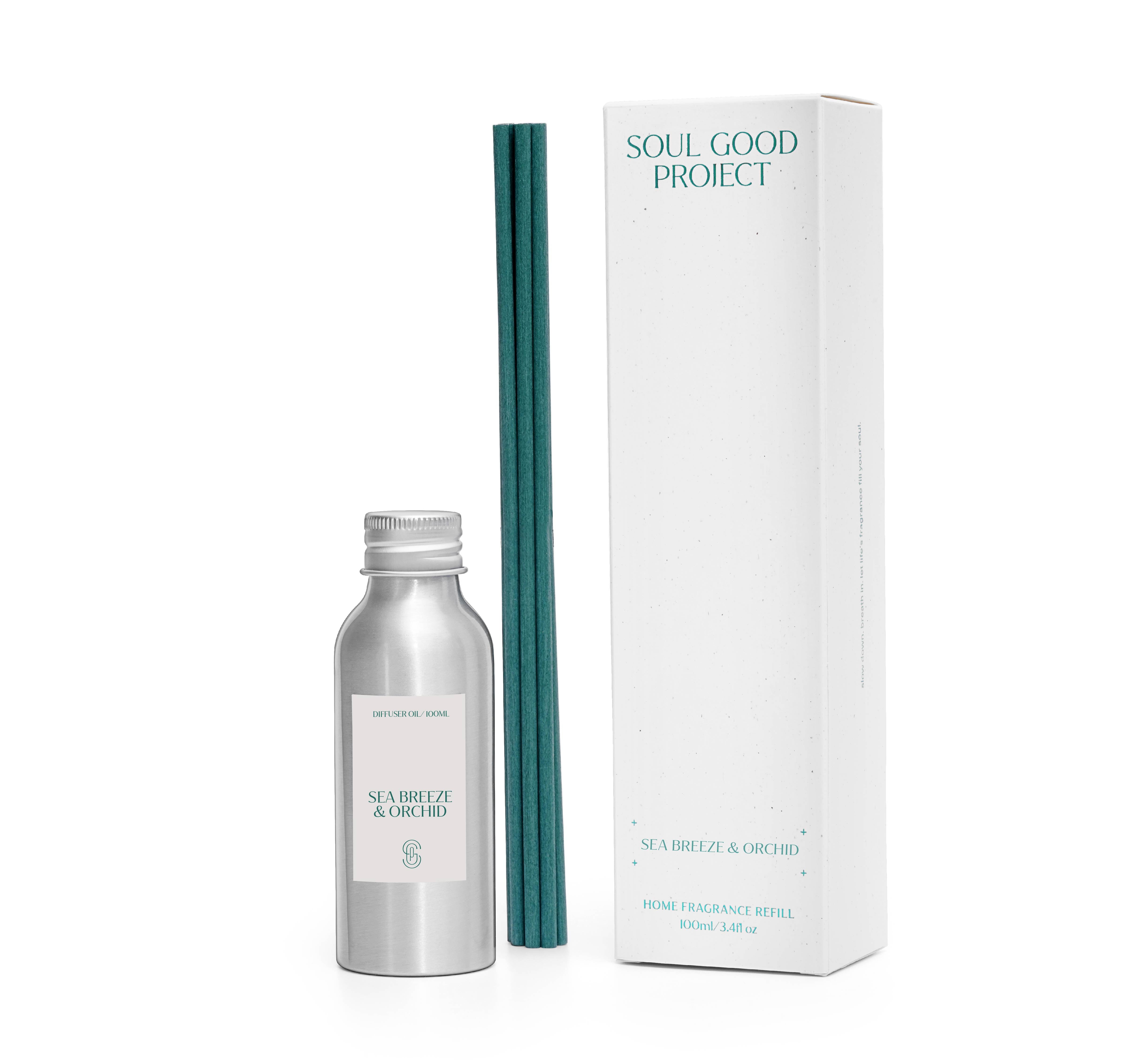 SOUL GOOD PROJECT | Sea Breeze & Orchid Reed Diffuser Refill