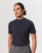 HOUSE OF ANON | Arlo Mock Neck Tee, Jersey