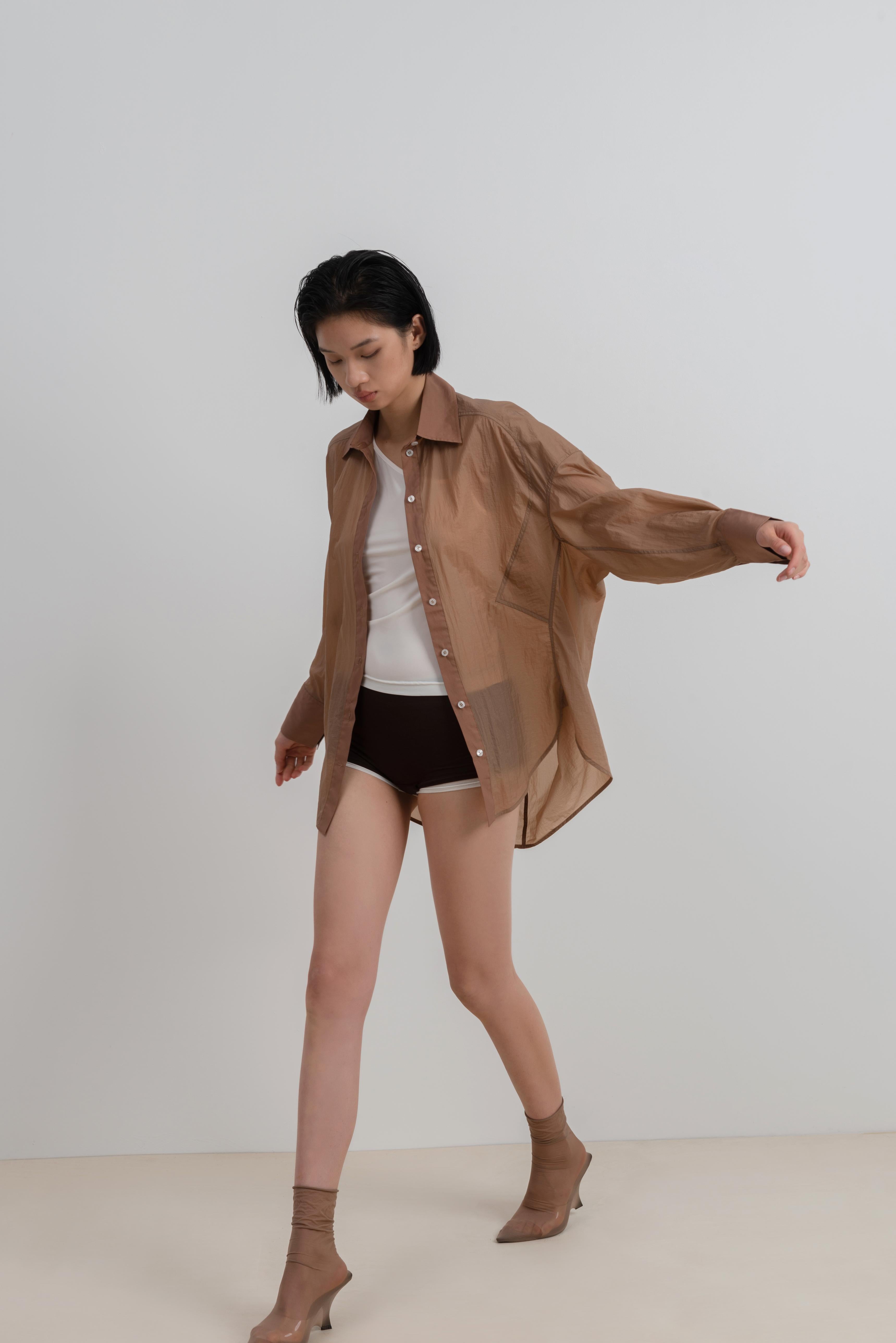 LAYERPLAN | Pieced Oversized Shirt Layers