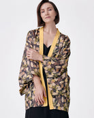 STUDIO QILING | Tiger Autumn Silk Blend Kimono
