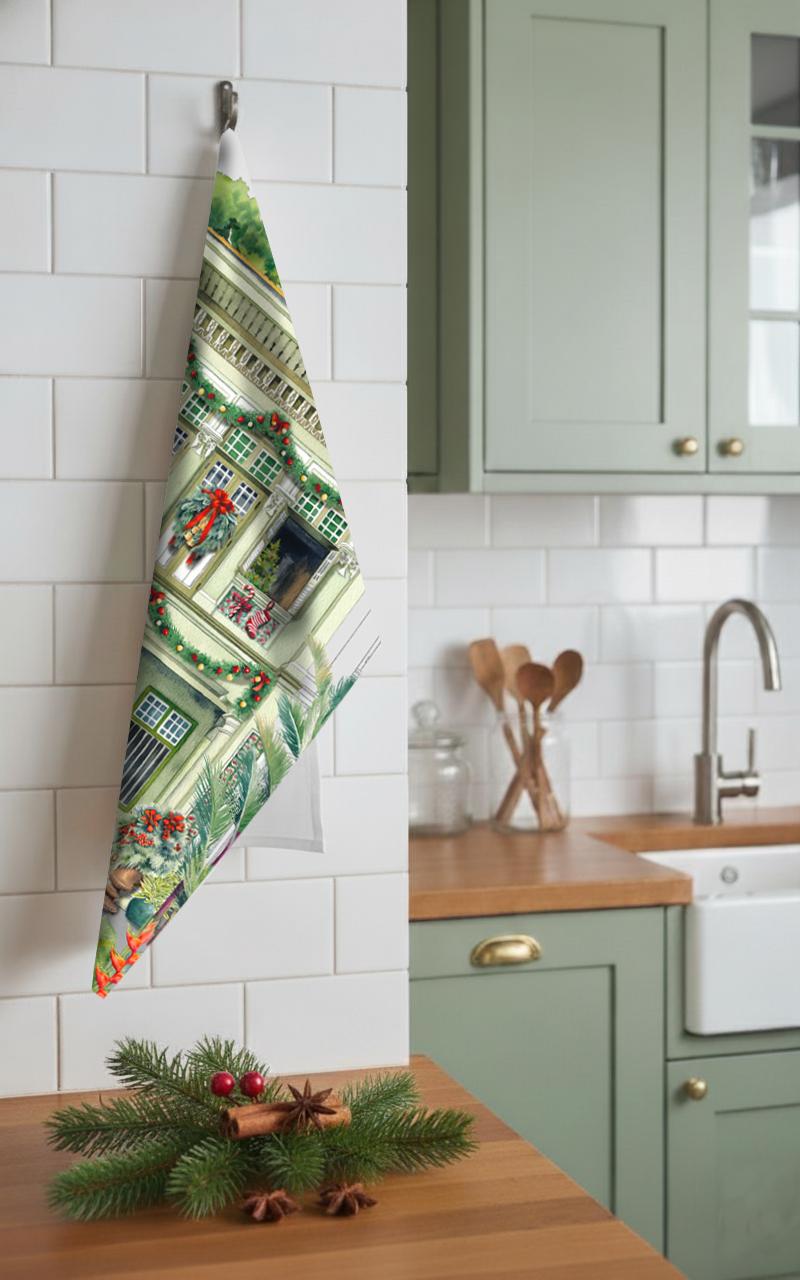SINGLAPA | Peranakan Christmas Tea Towel