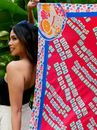 BINARY STYLE | Aunty's Winning Hands Premium Silk Scarf