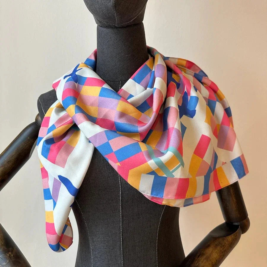 BINARY STYLE | Port of Singapore Re-Thread Scarf
