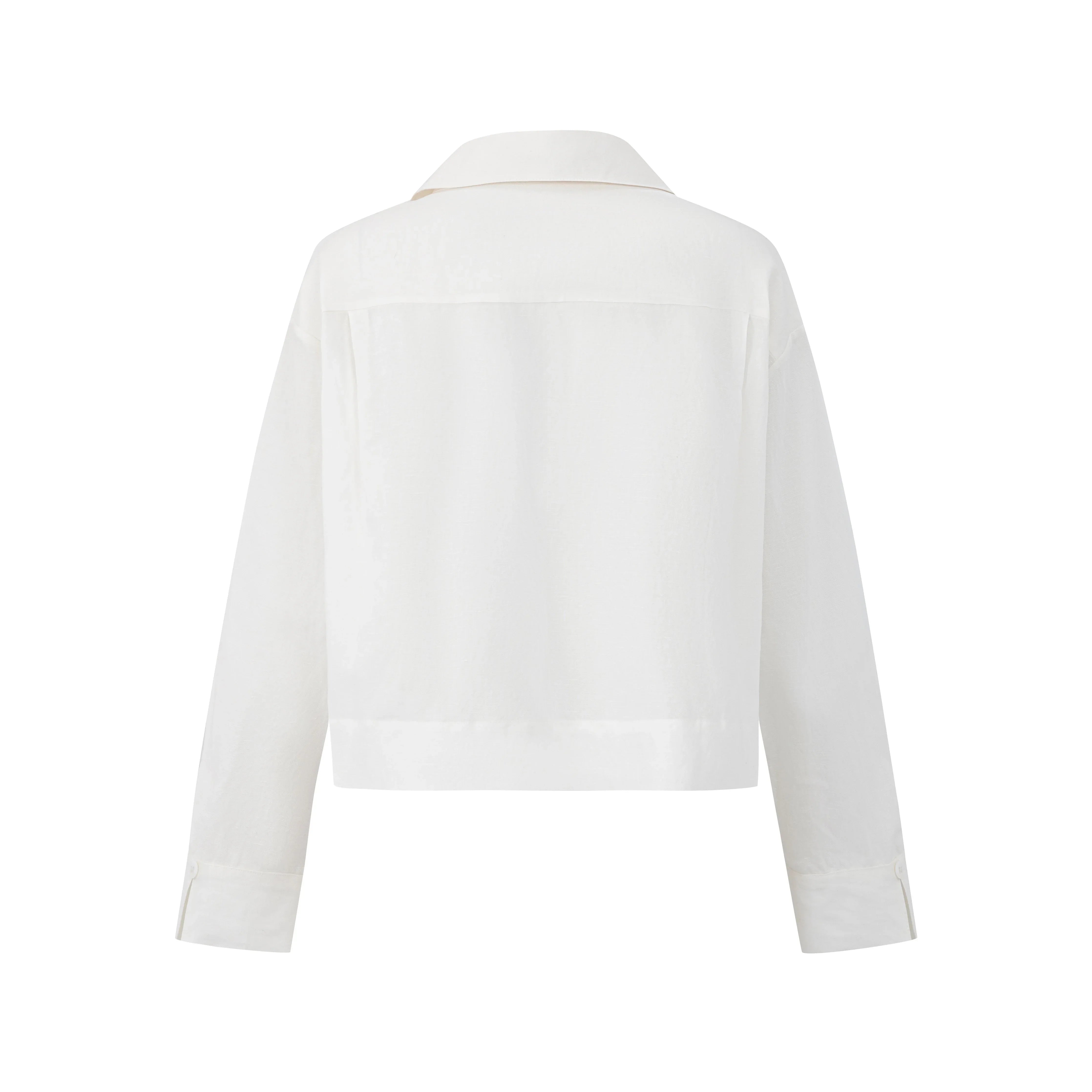 LAYERPLAN | Zerin Cropped Linen Shirt