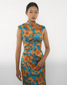 DRESSING PAULA | Jacquard Sleeveless Dress