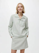 LAYERPLAN | Colette Embroidered Bow Blouse