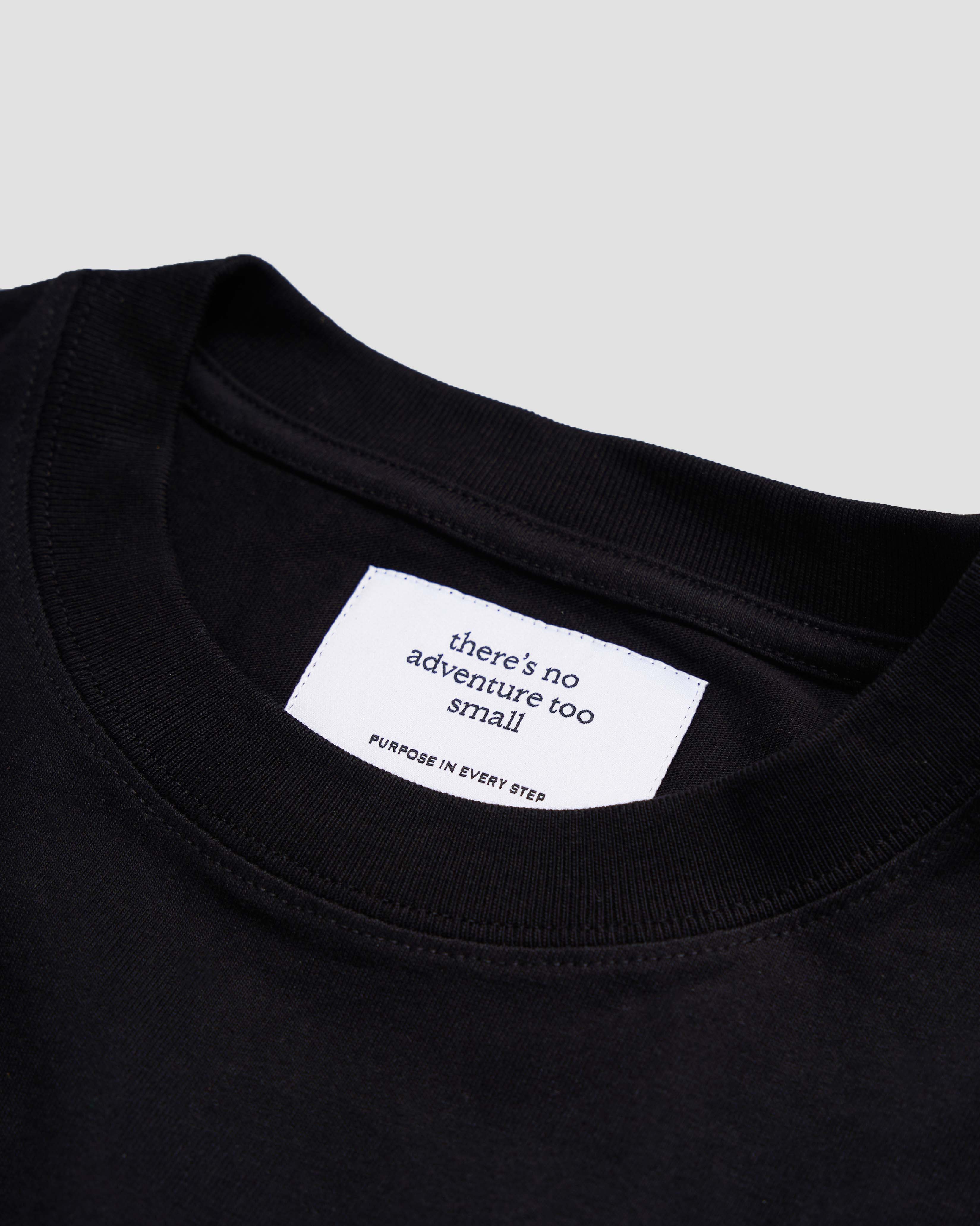 TALKING TOES | After School Oversized Tee - Black