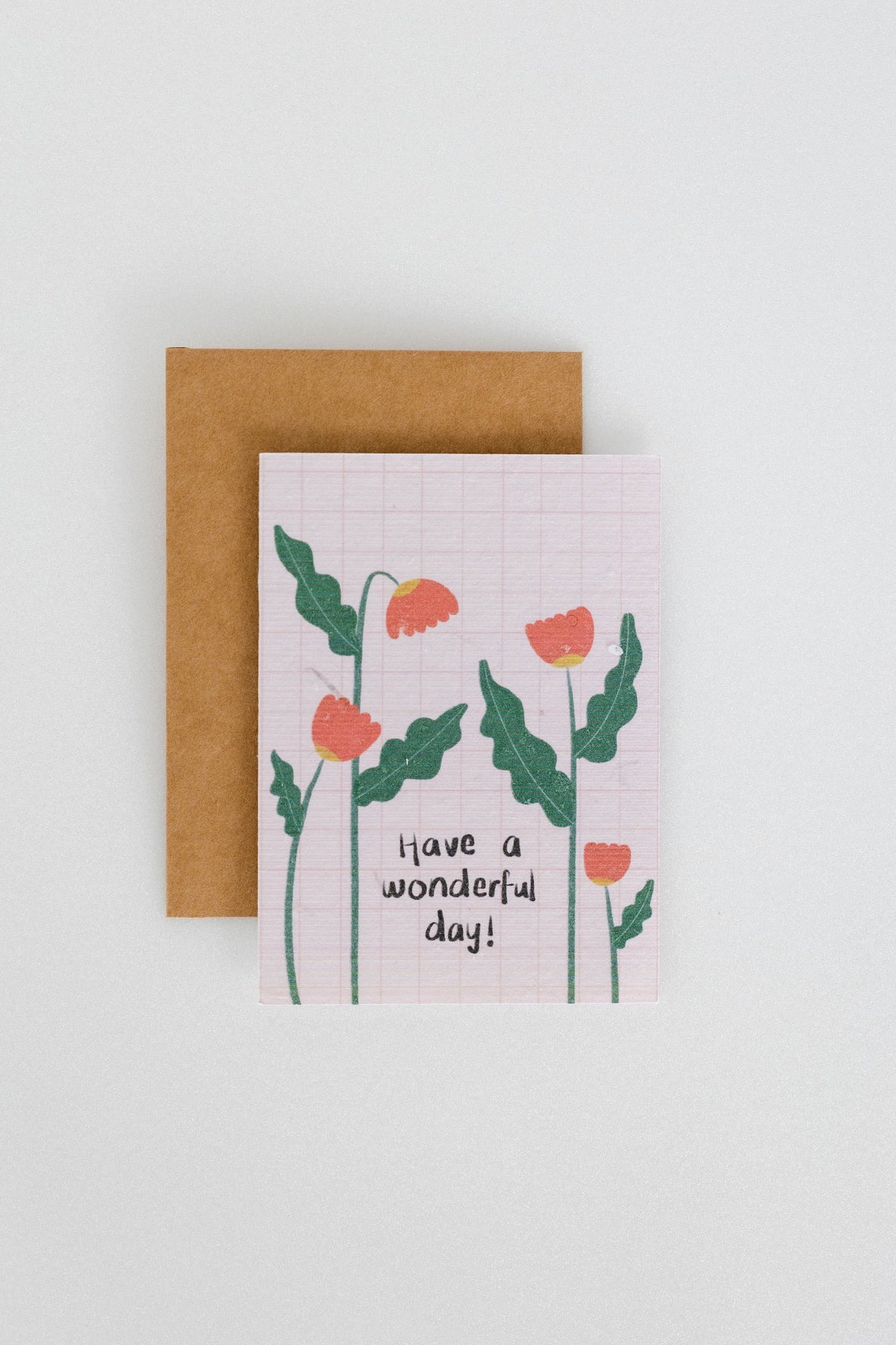 PURPLE AND PURE | Plantable Greeting Card | Have a Wonderful Day