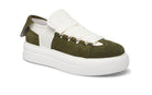 PROJECTWEAR | Felton Broad Shoelace Suede Leather Sneaker Green