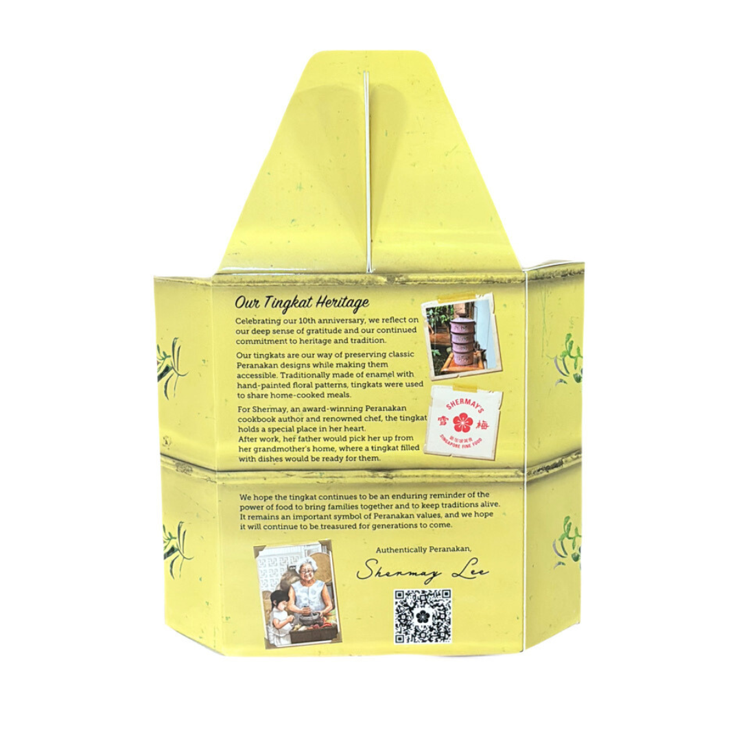 SHERMAY'S SINGAPORE FINE FOOD | Yellow Tingkat Starter Set