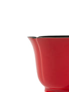 CRAFILAB | Vermilion Red & Moon Gazing Teacup With Heart & Shaped Side Handle