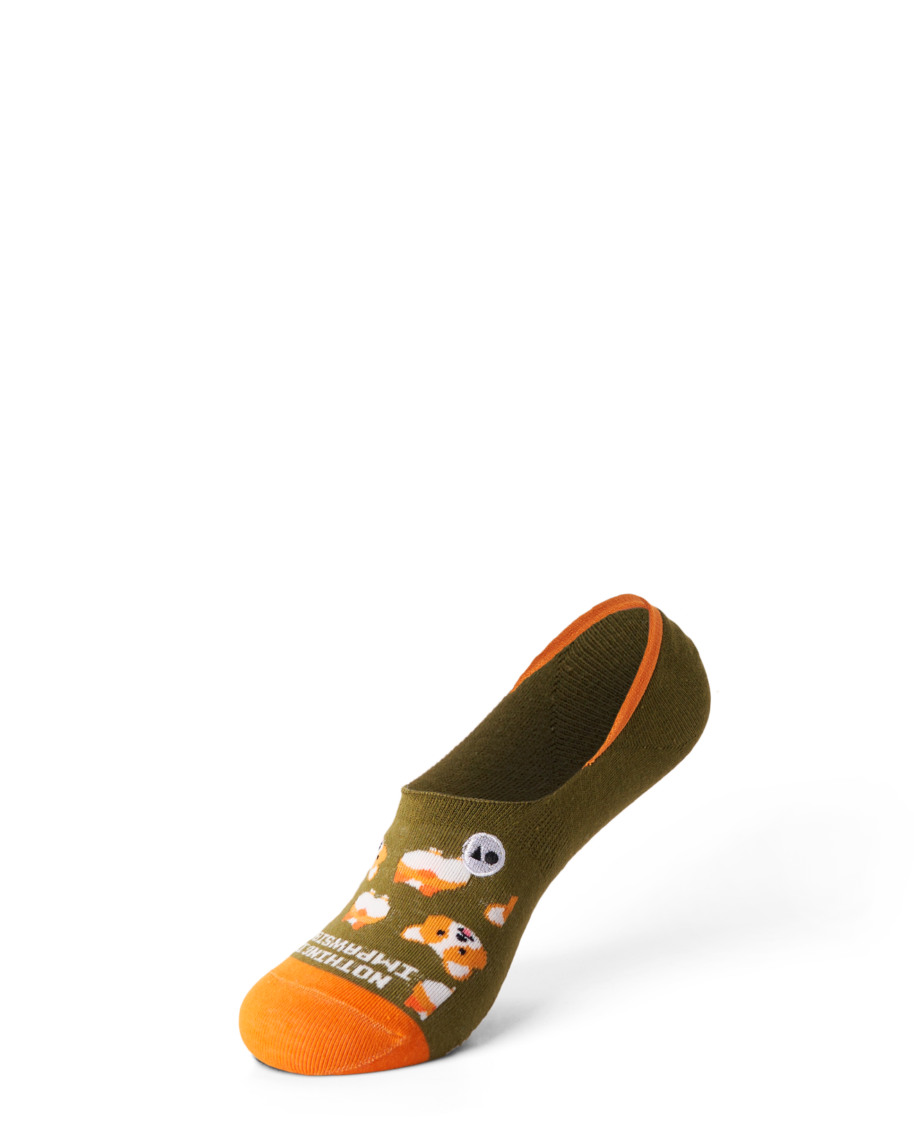 TALKING TOES | Impawsible Corgi No-Show Sock