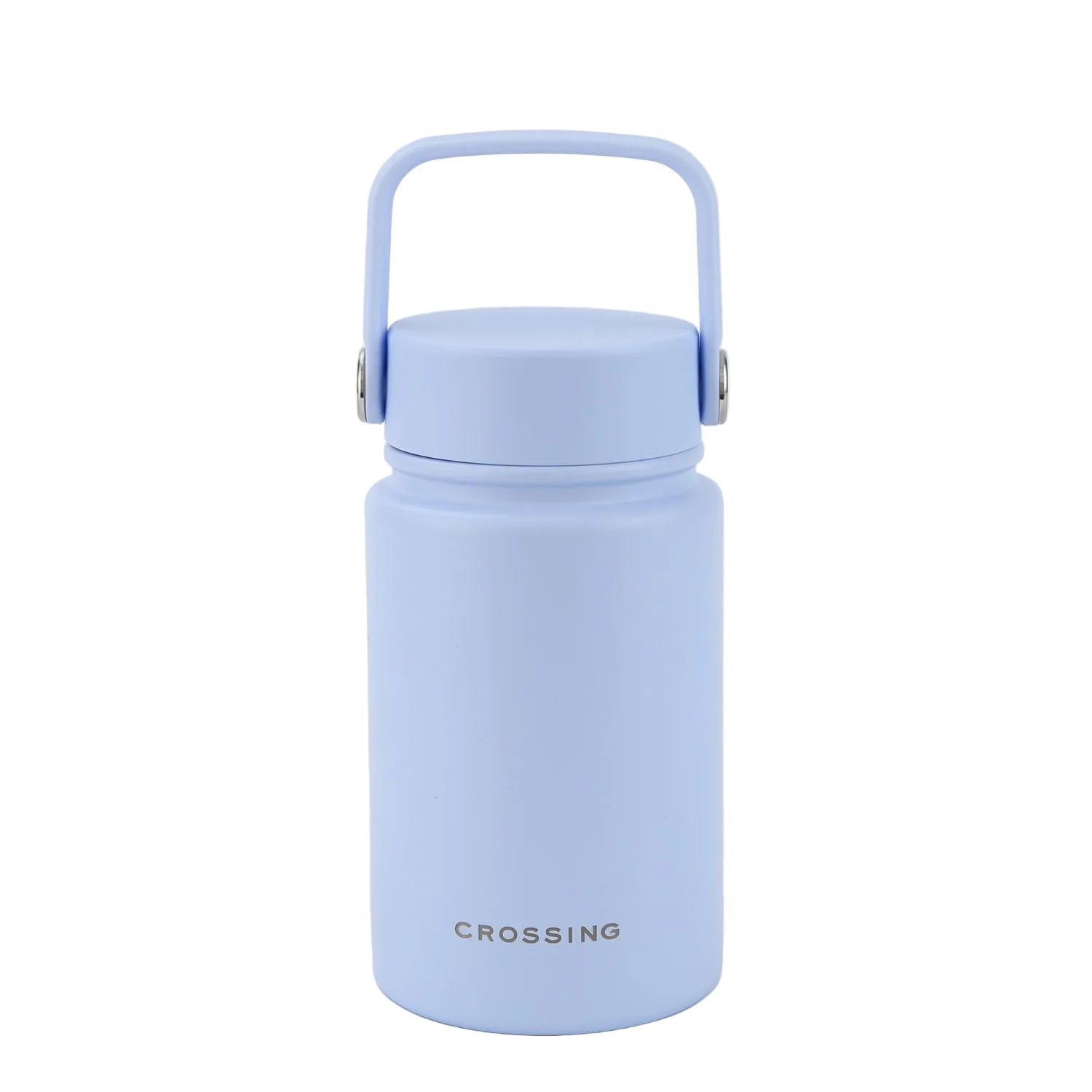 CROSSING | 400ml Urban Ceramic S/S Insulated Flat Cap Bottle With Handle
