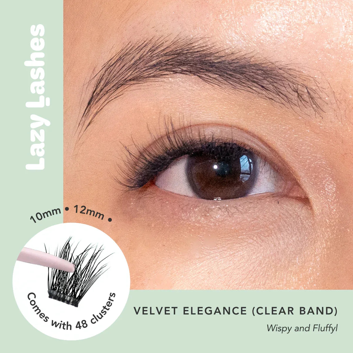 NODSPARK | Clear Band Everyday Velvet Elegant Lazy Lashes