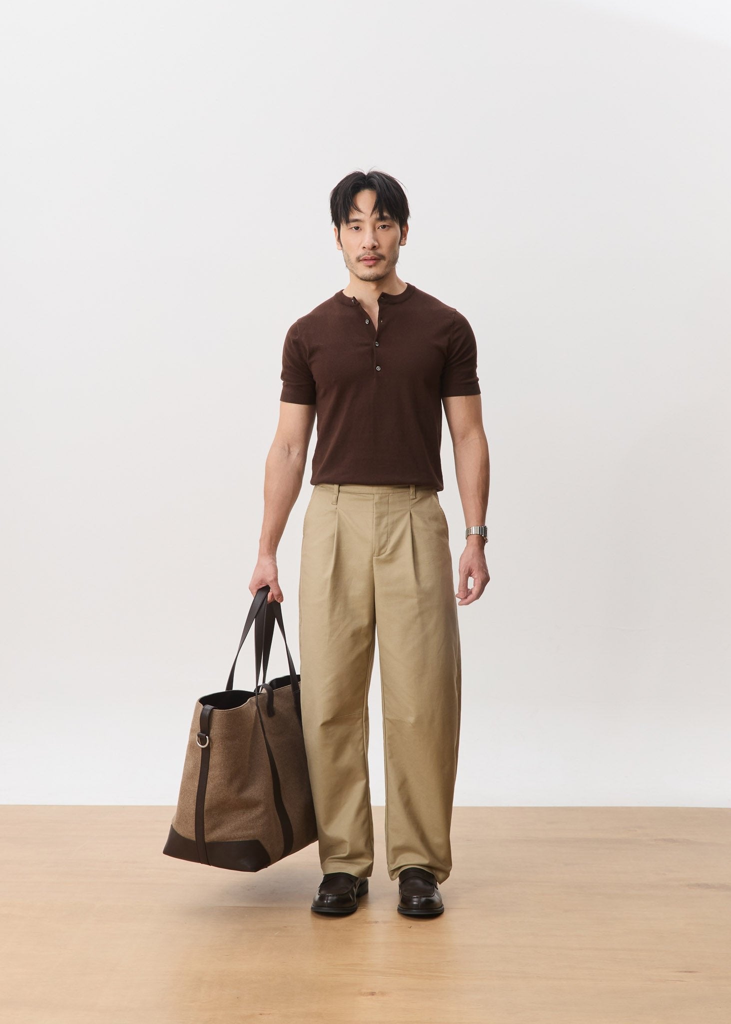 HOUSE OF HOUSE OF ANON PTE. LTD. | Kahn Relaxed Trousers, Barrel