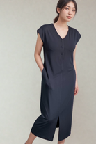 OLIVE BASICS | Ruth Reversible T-shirt Dress