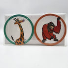 THE ANIMAL PROJECT | Ceramic Coaster (Set of 2) Giraffe & Orang Utan