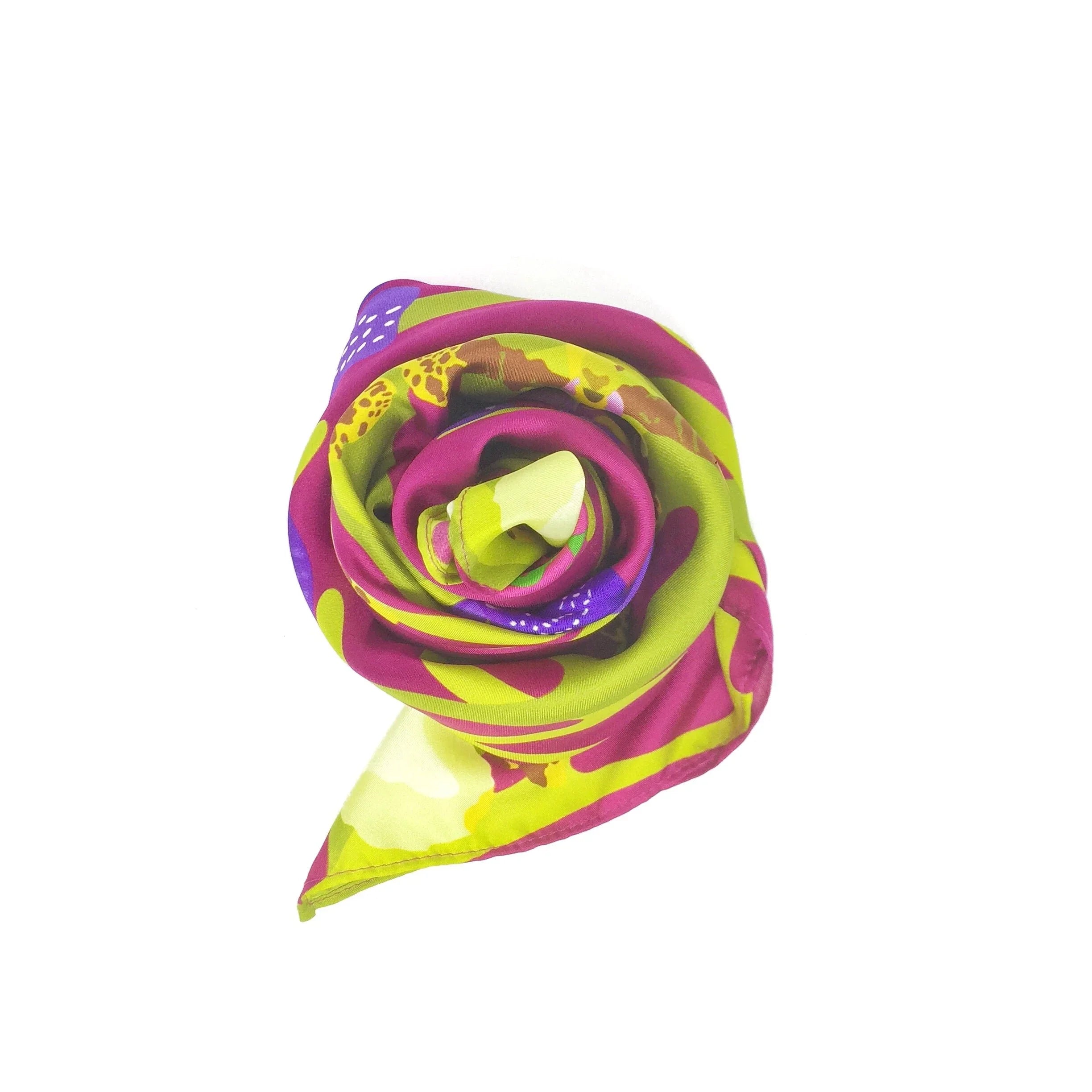BINARY STYLE | Ochidea Silk Square Scarf 87x87cm
