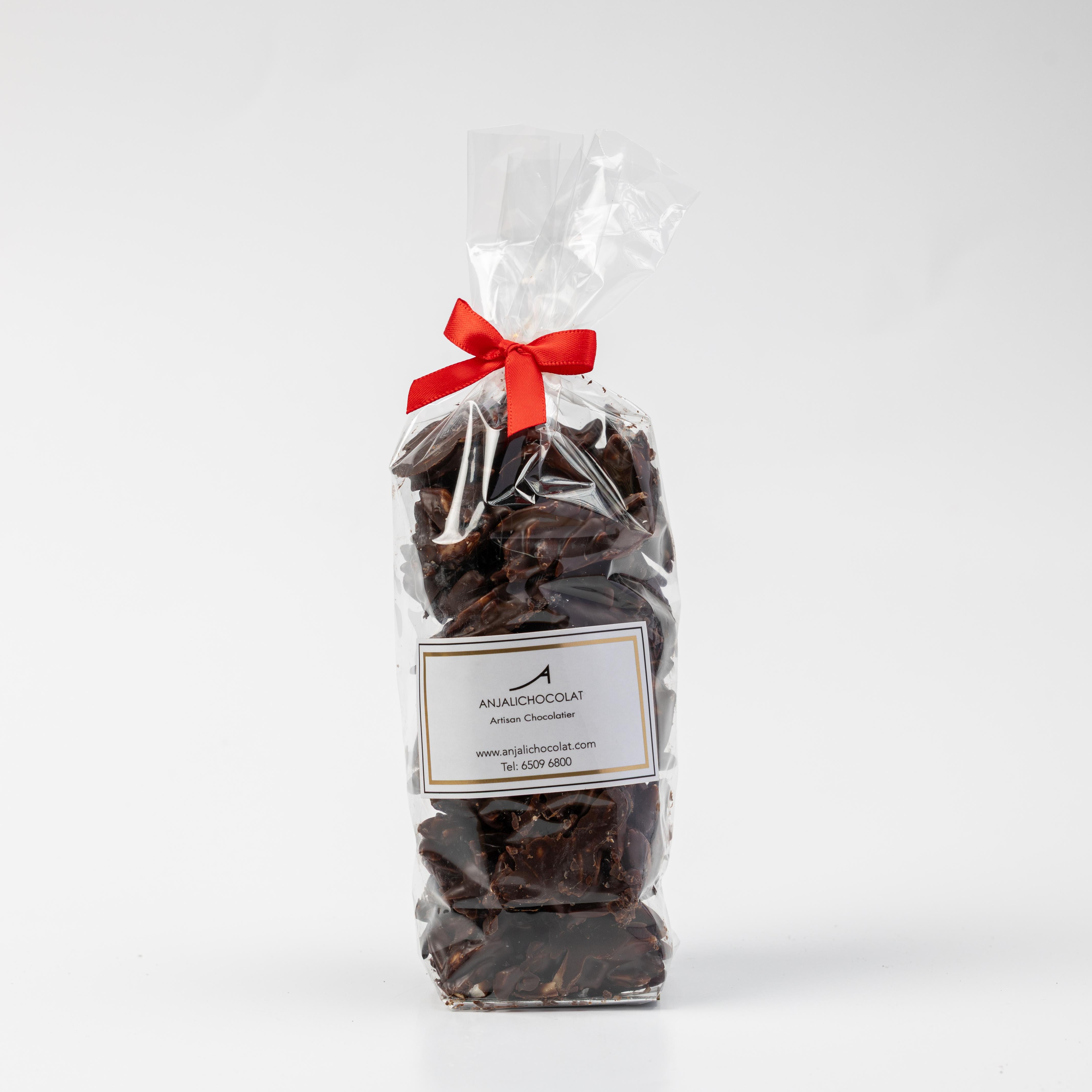 ANJALICHOCOLAT | Dark Chocolate Almond Rochers