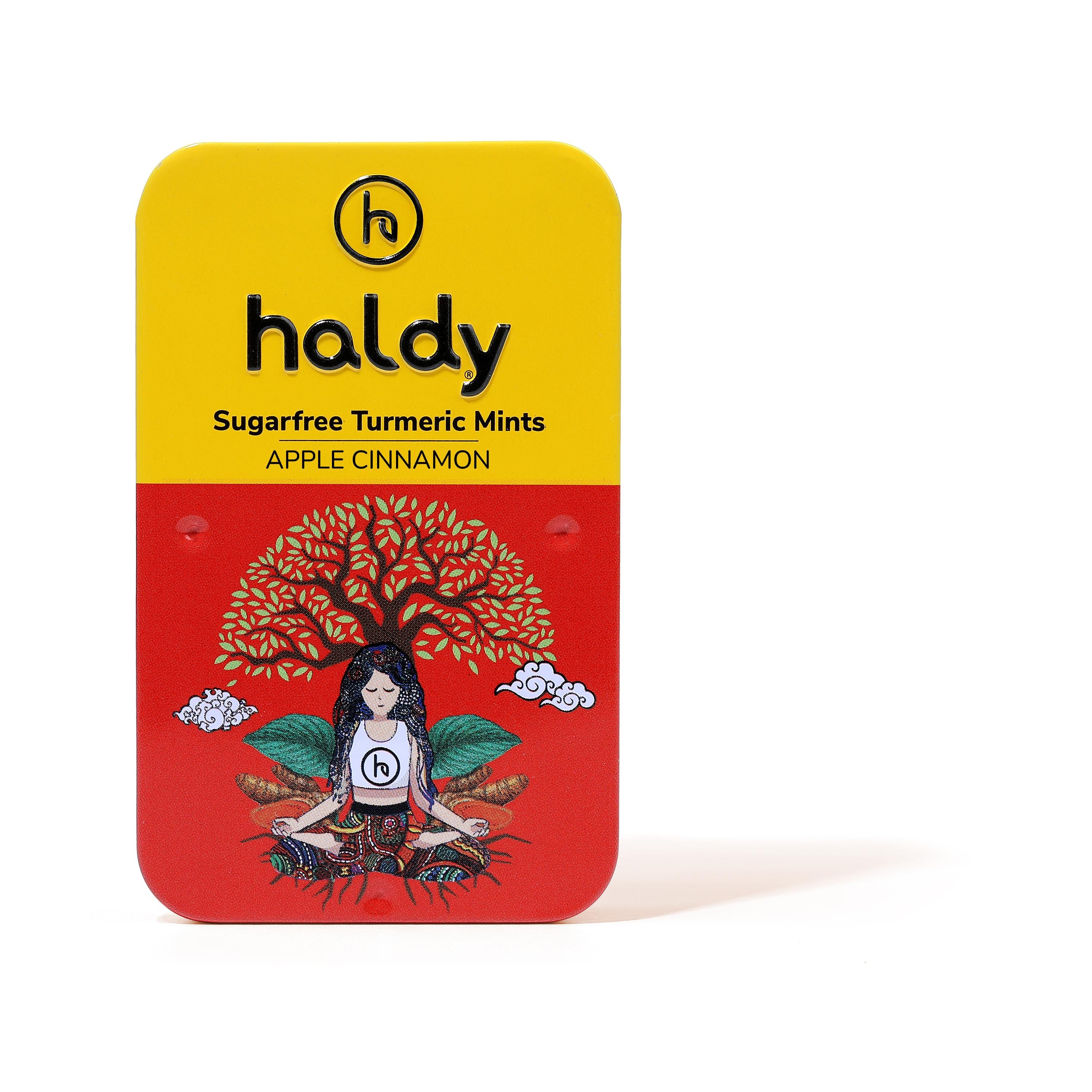 HALDY | Sugarfree Turmeric Mints - Apple Cinnamon (Single Pack)