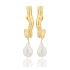 BOHEME BY VERO | Dune Earrings Single Pearl