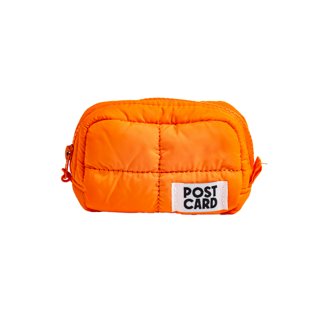 POSTCARD | Sunset Orange Bubblet Travel Pouch