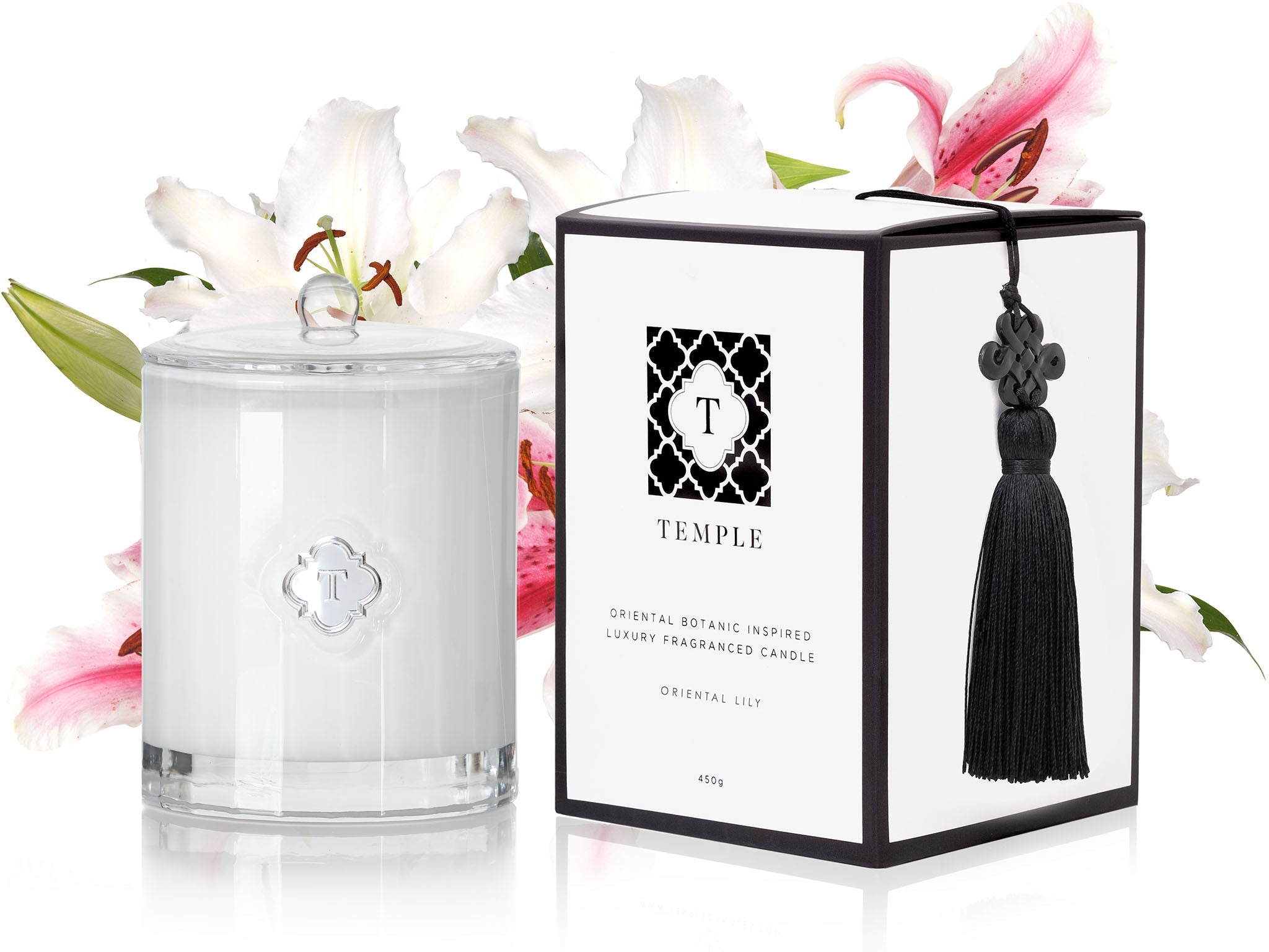 TEMPLE CANDLES | Luxury Fragranced Candle - Oriental Lily