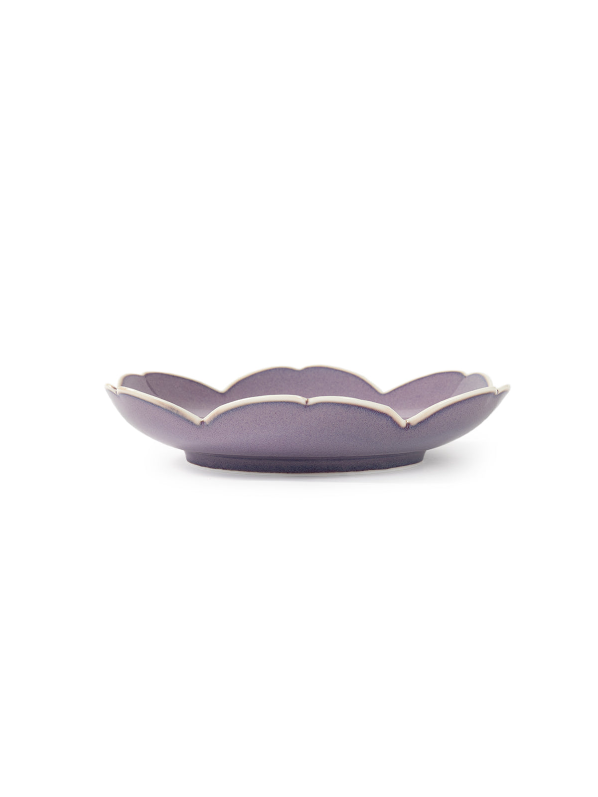 CRAFILAB | Purple & Jun Kiln Transmutation Floral Saucer