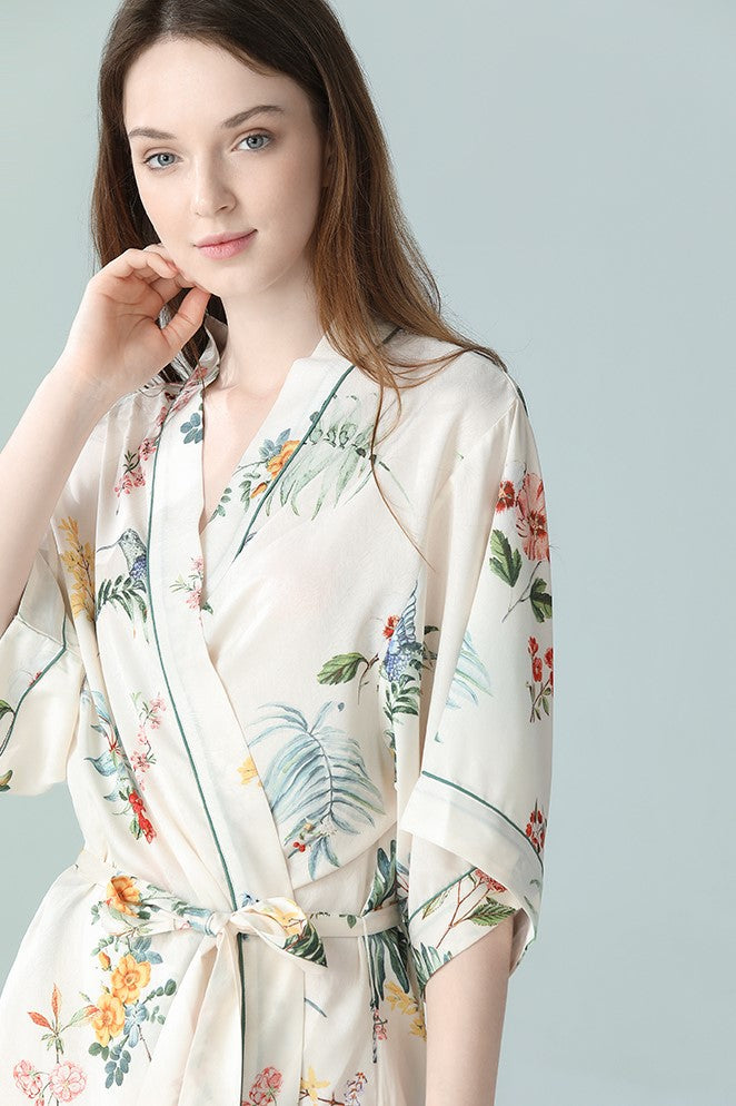 BELLS & BIRDS | Paradiso Floral Robe