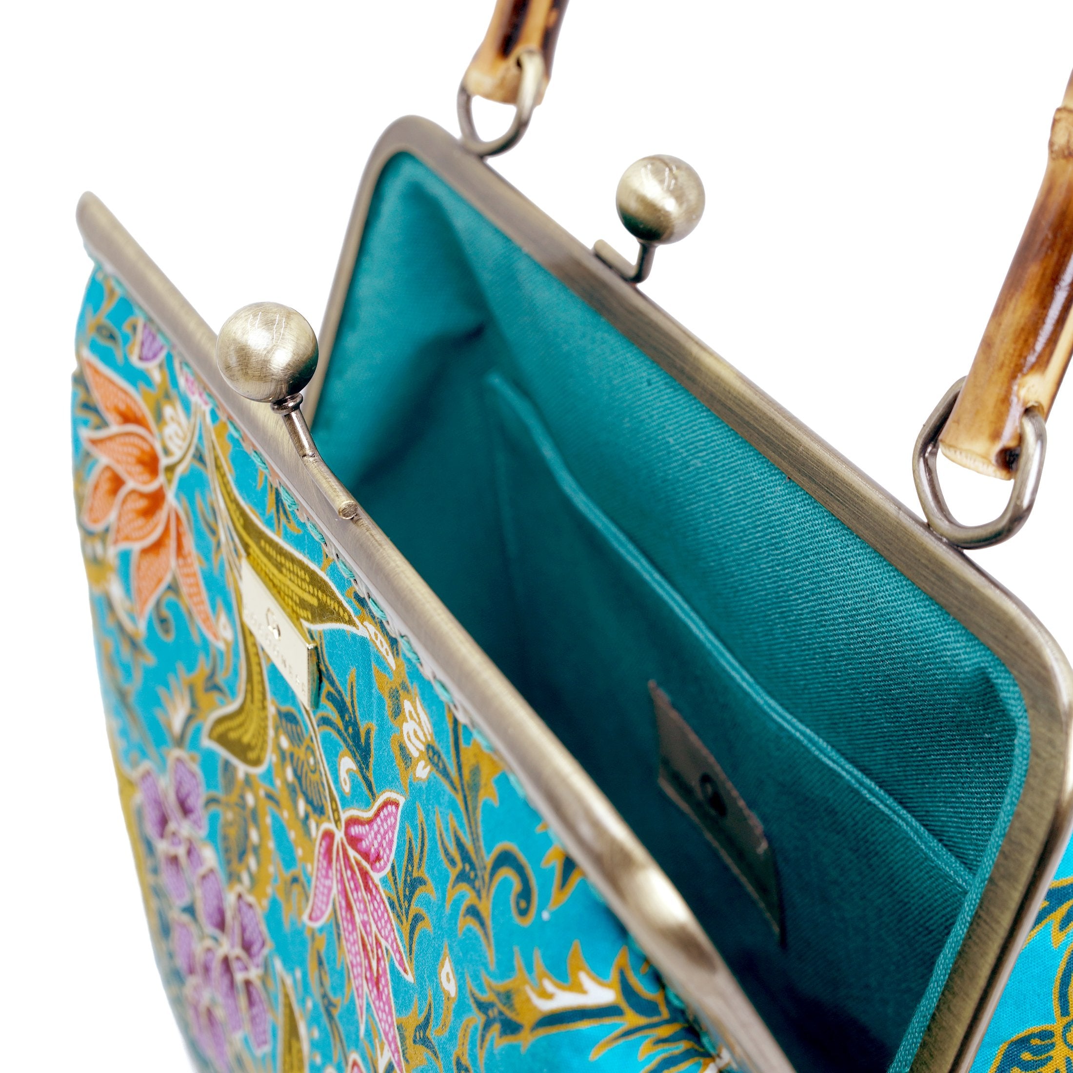 COCOONESE | Bamboo Top Handle Bag - Revolving Dream (GN)