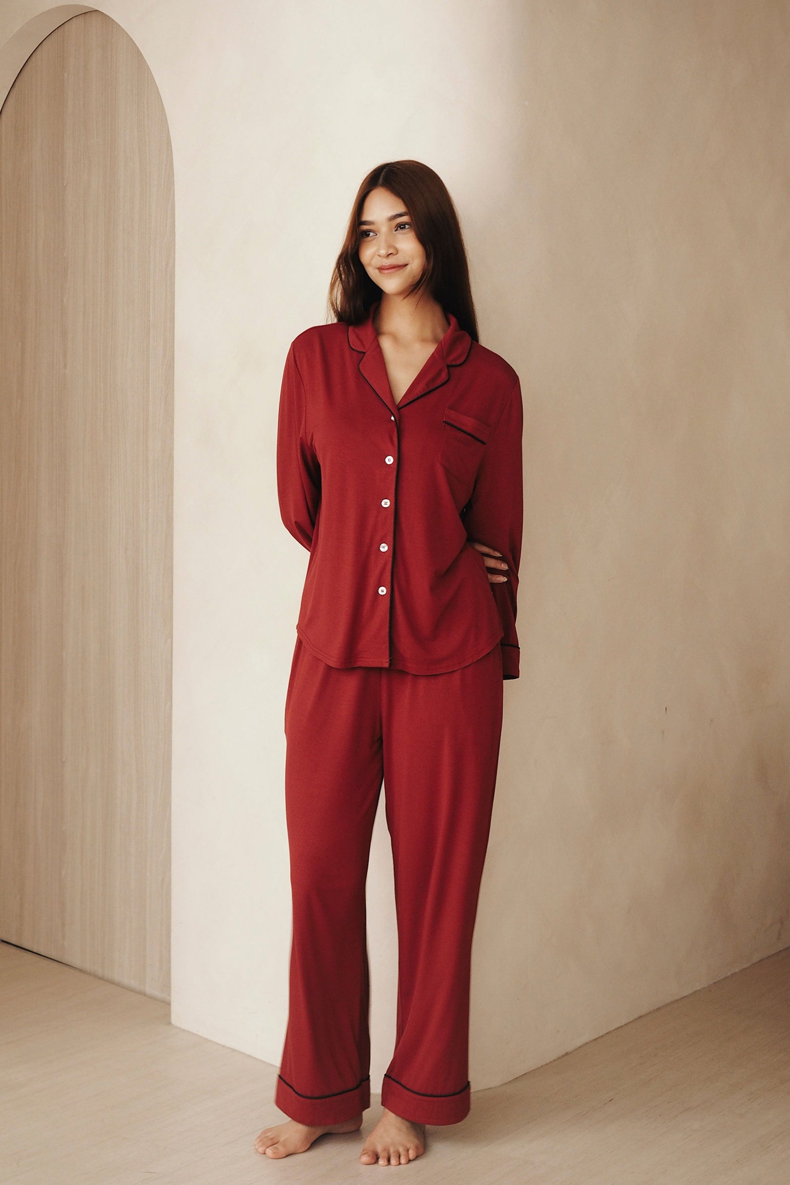 SELENIGHT CO | Signature Long Pyjamas Pants Set