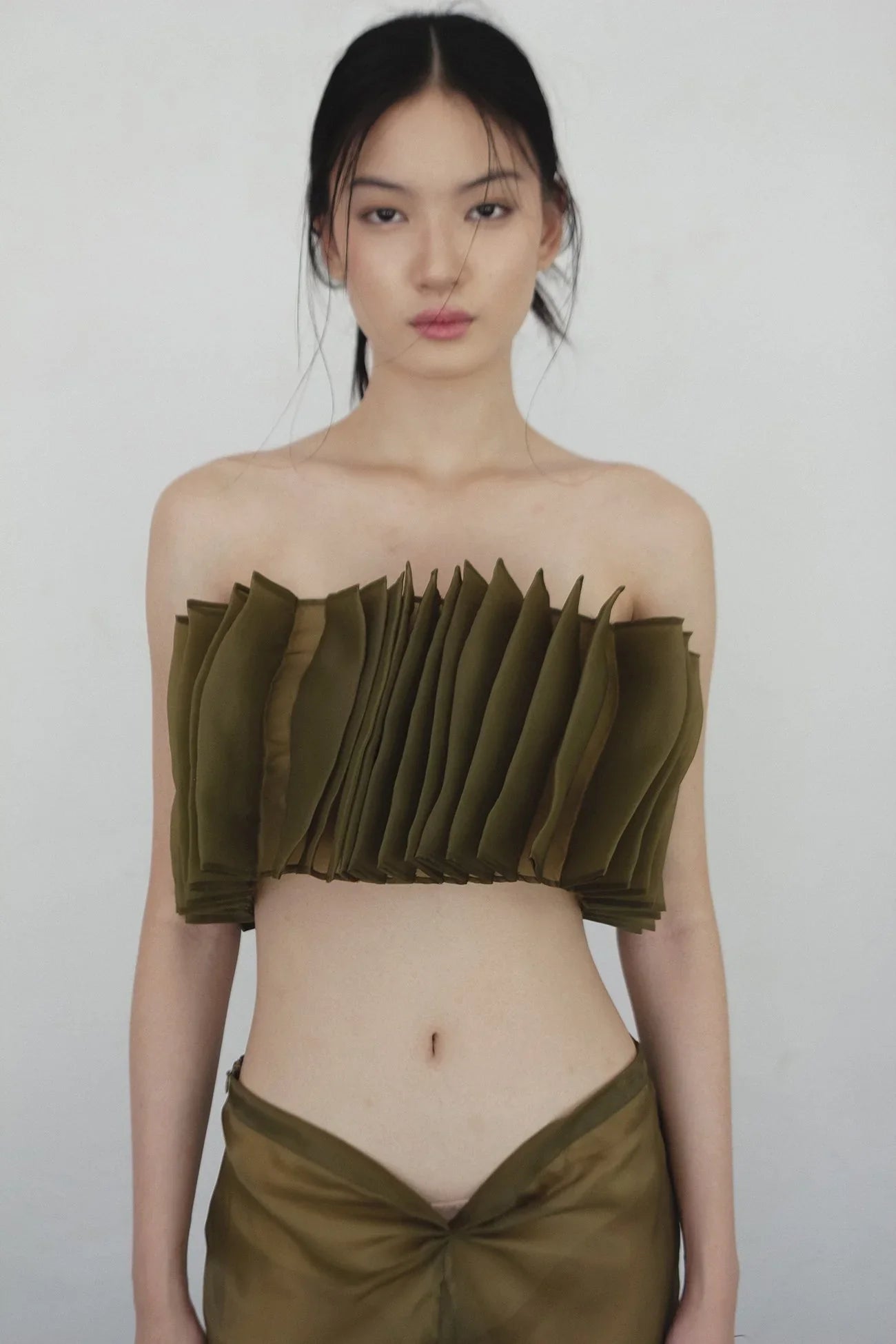 SAYA | Alga - Pinched Pleats Tube Top