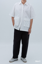 SAERO COLLECTIVE | Boho Overfit Shirt | White
