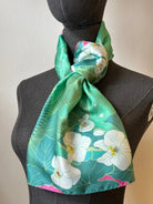 BINARY STYLE | Botanic Oasis By The Bay Silk Scarf