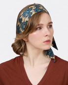 STUDIO QILING | Kitsune Teal Desert Silk Bandeau 100