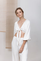 KATRUSS | Top & Pants Set, Pearlescent Radiance