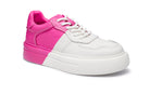 PROJECTWEAR | Fergie Dual Colour Leather Sneaker Pink