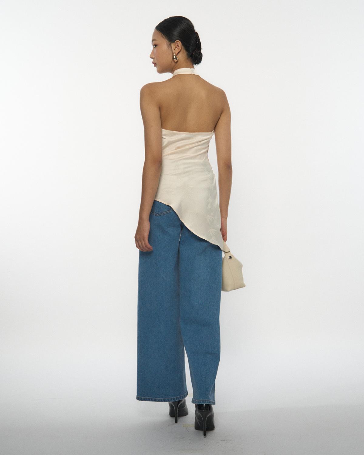 DRESSINGPAULA | Asymmetric Halter Top