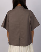 RAFFLES PRIVATO | MAL Mandarin Collar Boxy Shirt