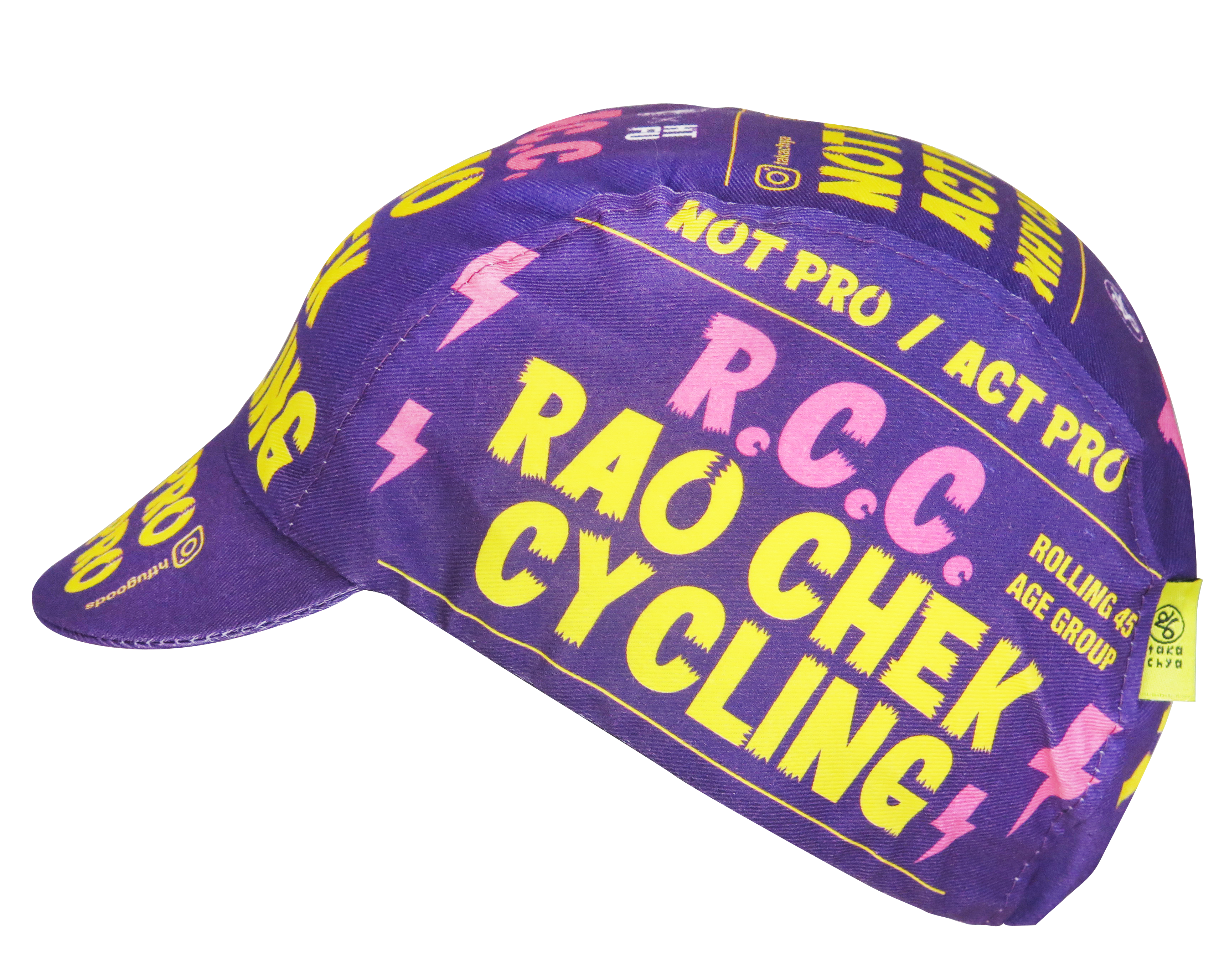 A DESIGN BY TAKACHYA | TKC X HTFU - RAO CHEK CYCLING | YELLOW, PURPLE, RED