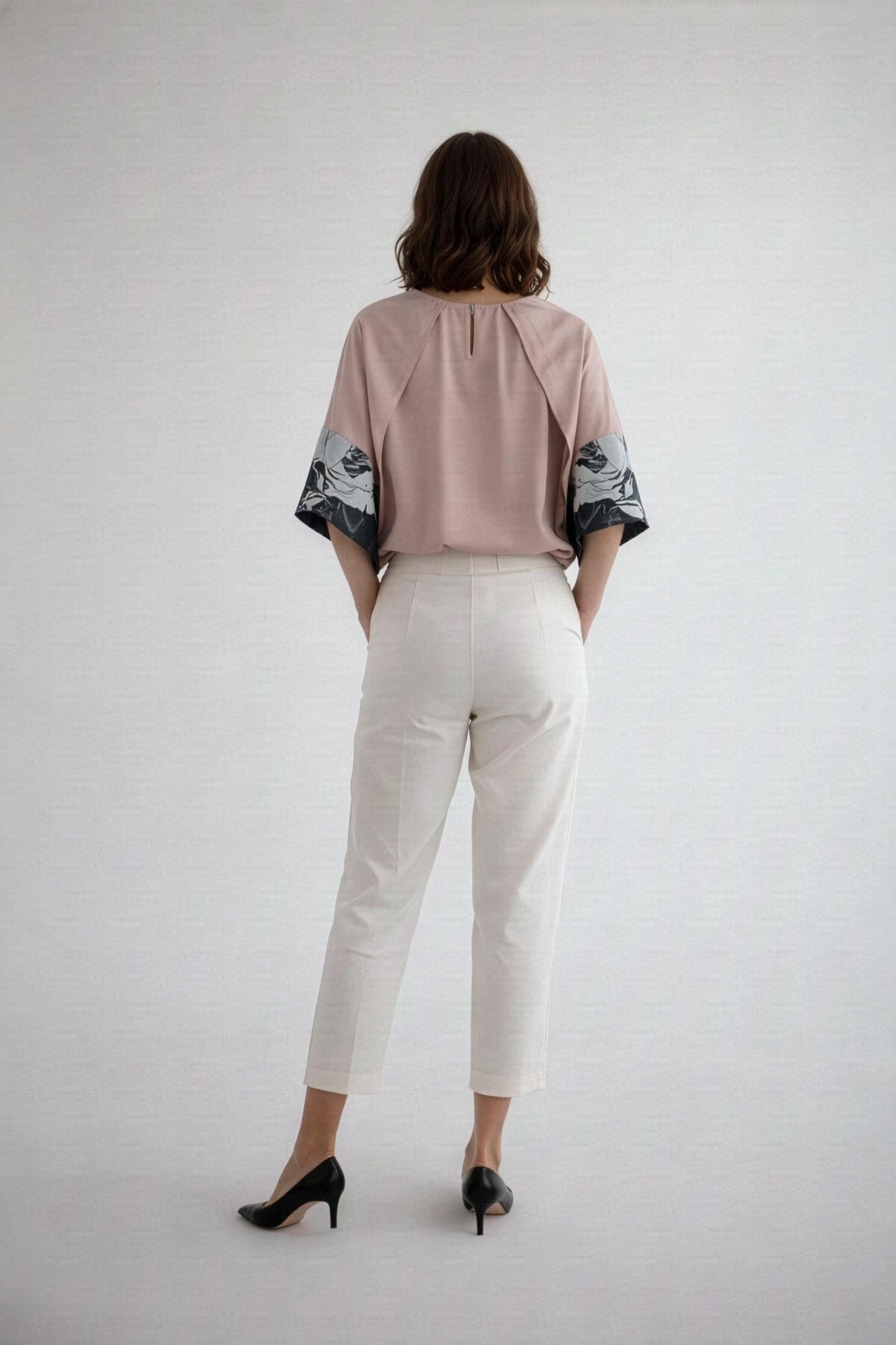 WOLF & BYRD | Blush Tides Blouse
