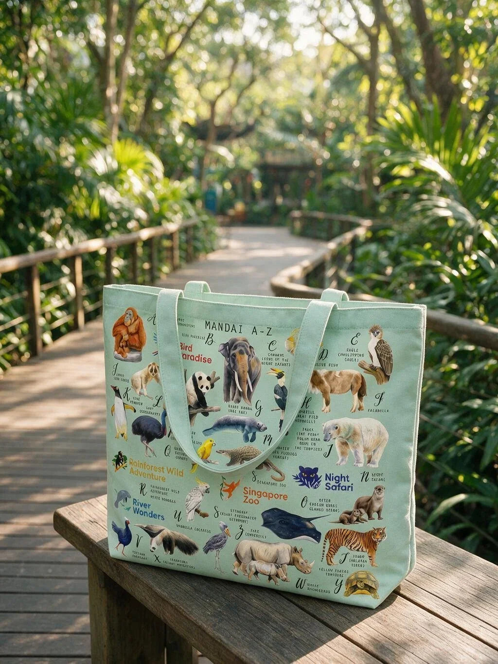 MANDAI WILDLIFE GROUP | MANDAI x SINGLAPA A-Z Totebag