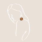 THE ANTECEDENT STORE | Batik Golden Bloom Earrings